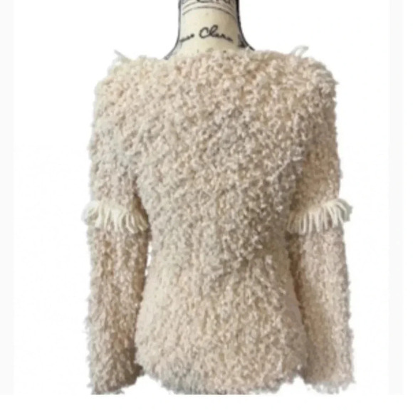 FREE THE ROSES CREW NECK SWEATER CREAM AND TAN CREWNECK LONG SLEEVE - Picture 4 of 10